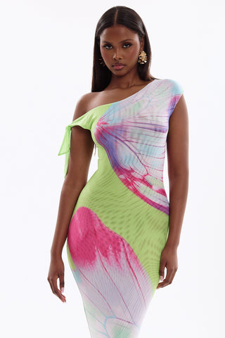 JENEL BUTTERFLY DRESS