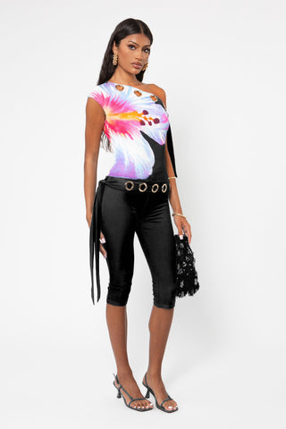 BRIELLE CAPRI - BLACK